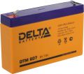 Delta Battery DTM 607 7А/ч-6Vст EN2 - прямая 151x34x100