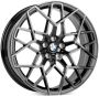 Легковой диск Skill Wheels SL813 9,5x21 5x112 ET37 66,6 чёрный глянцевый + полированные спицы под тёмным лаком